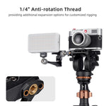 Cayer H8 Video Fluid Head with 60mm Flat Base