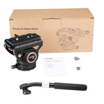 Cayer K6 Fluid Head with 75mm Flat Base