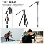 Cayer FP2450 Tripod with H6 Video Head