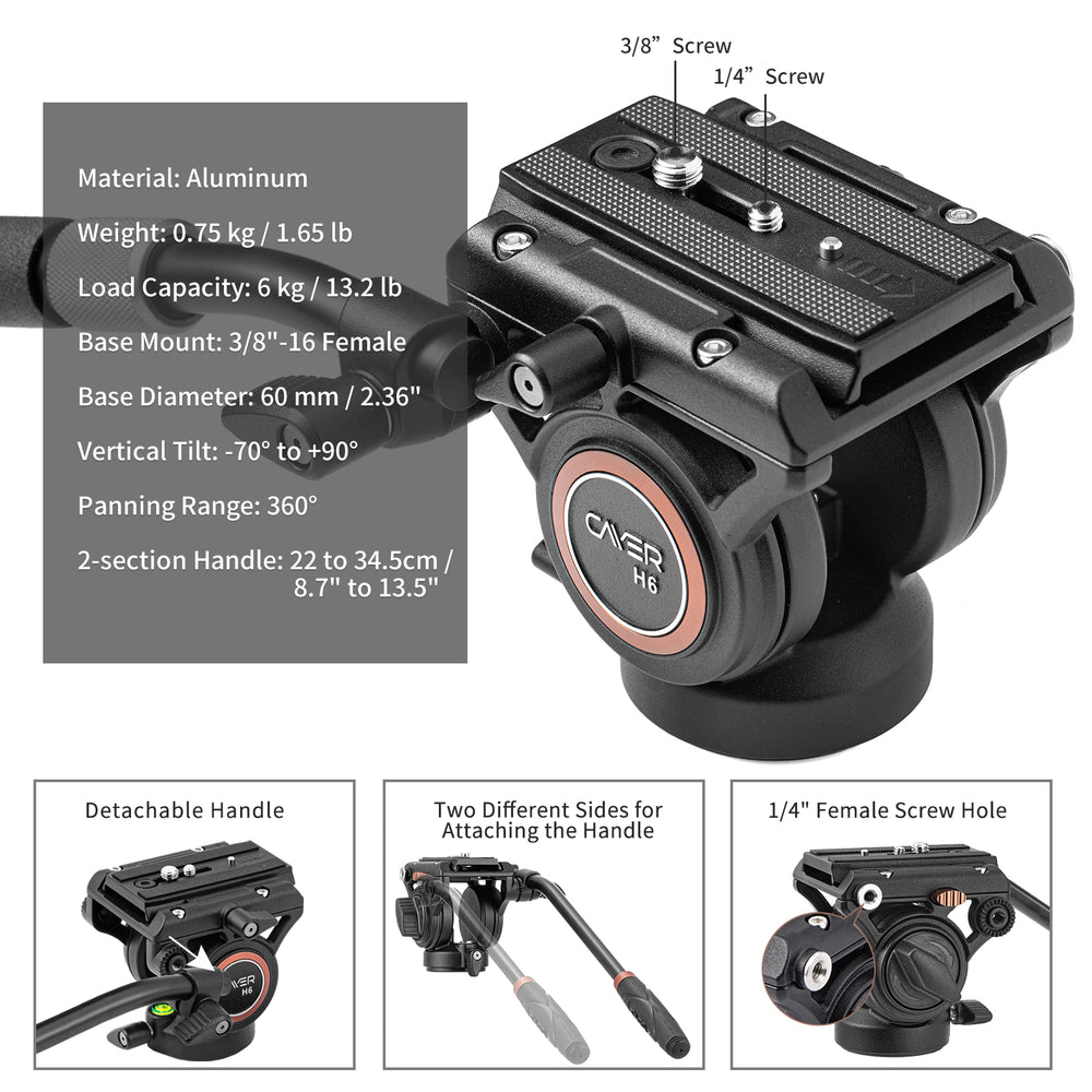Cayer CF34DVH4 Professionele Video Monopod voor 71 Carbon Fiber Telescopische Camera met Swivel Head en Tripod Base voor DSLR Camcorders Camcorders Cayer CF34DVH4 Professionele Video Monopod voor 71 Carbon Fiber Telescopische Camera met Swivel Head en Tripod Base voor DSLR Camcorders Camcorders