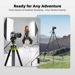 Cayer BV01 Compact Video Tripod with Fluid Head
