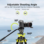Cayer BV01 Compact Video Tripod with Fluid Head