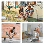 Cayer CH10L Carbon Fiber Tripod with S1 Mini Fluid Head
