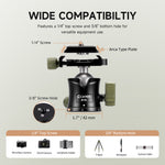 Cayer CH35 Travel Camera Tripod with B1S Ball Head