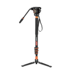 Cayer FP3DV4 Aluminum Video Monopod with H6 Fluid Head