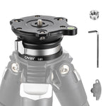 Cayer LQ1 Tripod Leveling Base Head